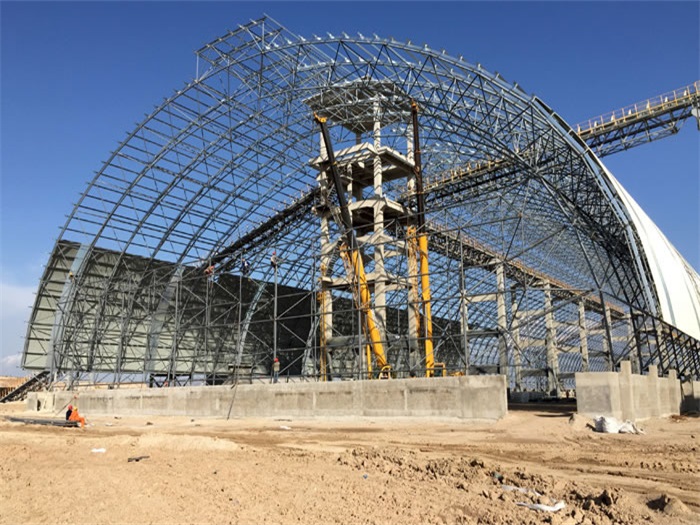 固原煤机油桶翘工程网架